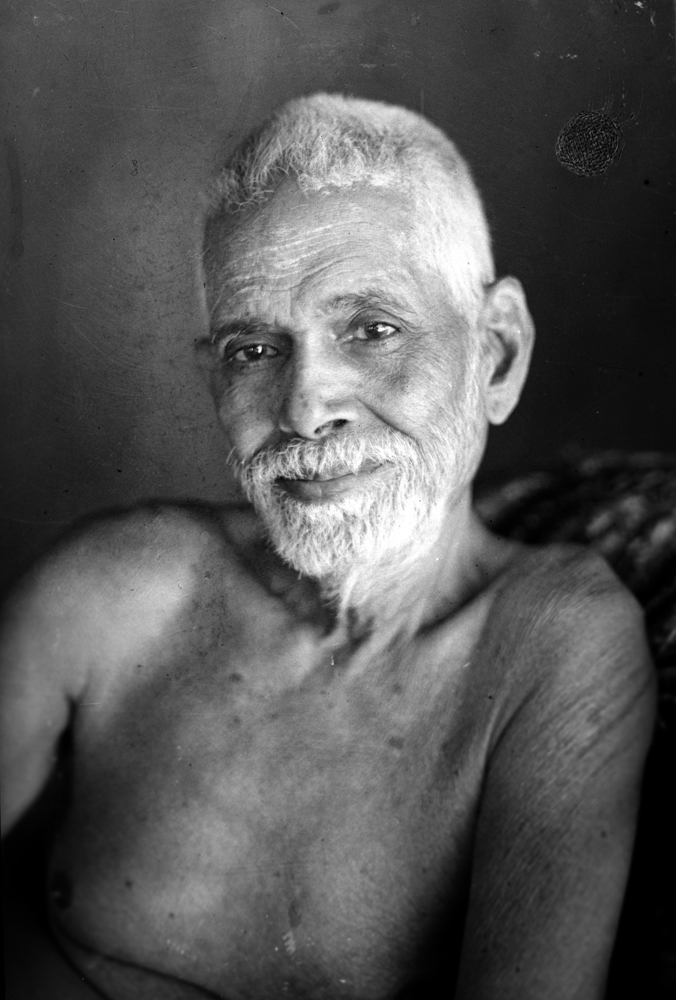 Sri Ramana Maharshi at Sri Ramanasramam, Tiruvannamalai