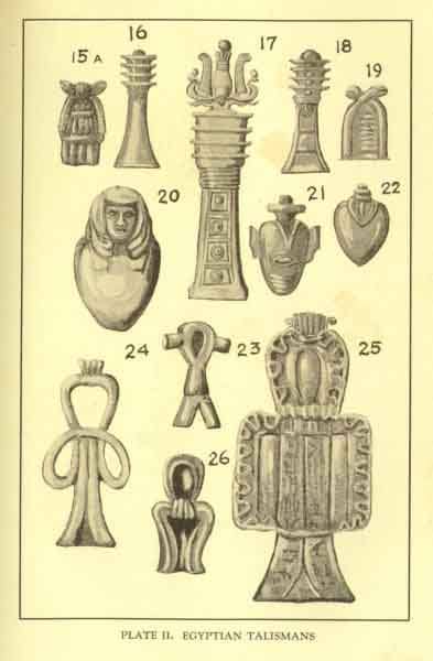 PLATE II. EGYPTIAN TALISMANS