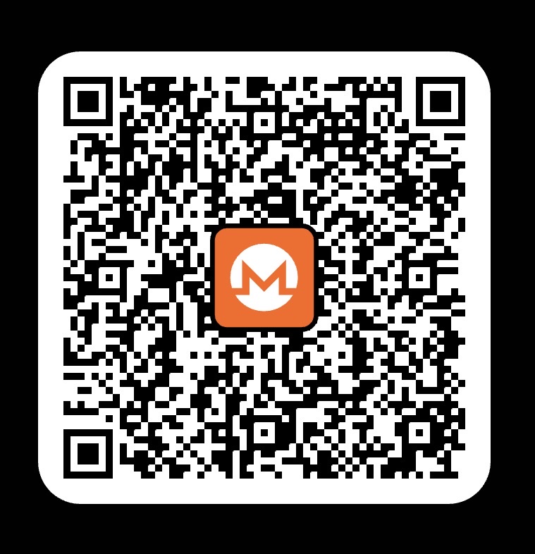 Monero donation QR code
